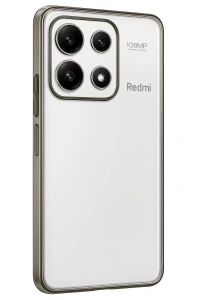Xiaomi Poco X6 Pro Kılıf Lensli Silikon - Gold