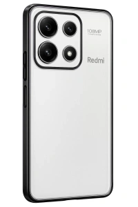 Xiaomi Poco X6 Pro Kılıf Lensli Silikon - Siyah
