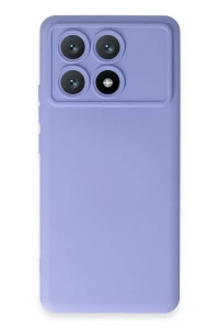 Xiaomi Poco X6 Pro Kılıf Nano içi Kadife Silikon - Lila