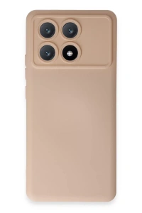 Xiaomi Poco X6 Pro Kılıf Nano içi Kadife Silikon - Pudra