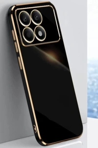 Xiaomi Poco X6 Pro Kılıf Volet Silikon - Siyah