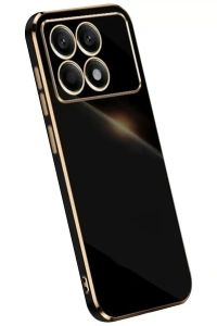 Xiaomi Poco X6 Pro Kılıf Volet Silikon - Siyah