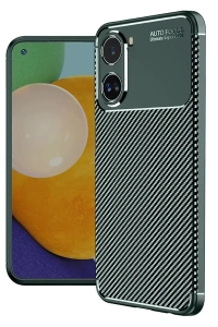 Xiaomi Poco X7 Pro Kılıf Auto Focus Karbon Kapak - Koyu Yeşil