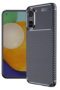 Xiaomi Poco X7 Pro Kılıf Auto Focus Karbon Kapak - Lacivert