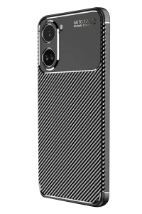 Xiaomi Poco X7 Pro Kılıf Auto Focus Karbon Kapak - Siyah