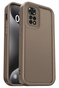 Xiaomi Redmi 10 2022 Kılıf Viera Silikon - Kahverengi