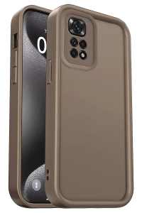 Xiaomi Redmi 10 2022 Kılıf Viera Silikon - Kahverengi