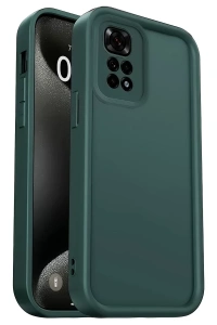 Xiaomi Redmi 10 2022 Kılıf Viera Silikon - Koyu Yeşil