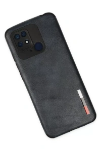 Xiaomi Redmi 10C Kılıf Loop Deri Silikon - Lacivert