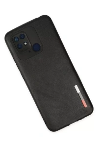 Xiaomi Redmi 10C Kılıf Loop Deri Silikon - Siyah