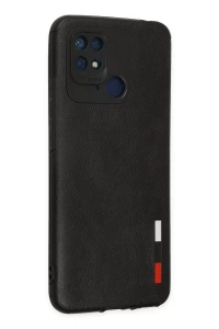 Xiaomi Redmi 10C Kılıf Loop Deri Silikon - Siyah