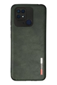 Xiaomi Redmi 10C Kılıf Loop Deri Silikon - Yeşil