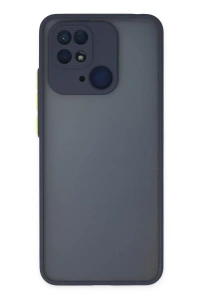 Xiaomi Redmi 10C Kılıf Montreal Silikon Kapak - Lacivert