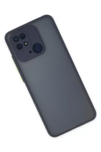 Xiaomi Redmi 10C Kılıf Montreal Silikon Kapak - Lacivert