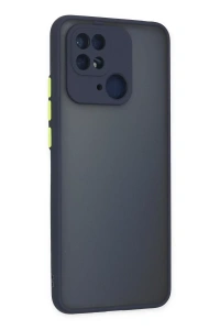 Xiaomi Redmi 10C Kılıf Montreal Silikon Kapak - Lacivert