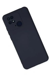 Xiaomi Redmi 10C Kılıf Nano içi Kadife Silikon - Lacivert