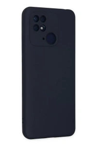 Xiaomi Redmi 10C Kılıf Nano içi Kadife Silikon - Lacivert
