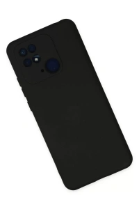Xiaomi Redmi 10C Kılıf Nano içi Kadife Silikon - Siyah