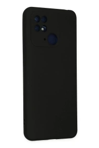 Xiaomi Redmi 10C Kılıf Nano içi Kadife Silikon - Siyah