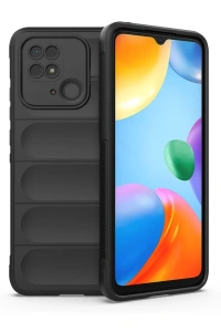 Xiaomi Redmi 10C Kılıf Optimum Silikon - Siyah