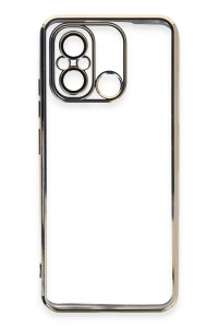 Xiaomi Redmi 12C Kılıf Lensli Silikon - Gold