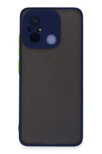 Xiaomi Redmi 12C Kılıf Montreal Silikon Kapak - Lacivert