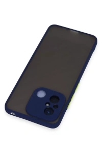 Xiaomi Redmi 12C Kılıf Montreal Silikon Kapak - Lacivert