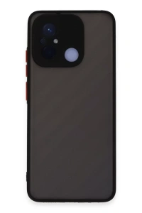 Xiaomi Redmi 12C Kılıf Montreal Silikon Kapak - Siyah