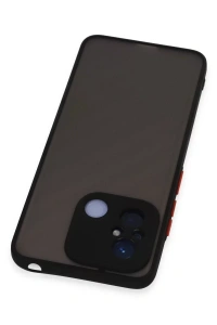 Xiaomi Redmi 12C Kılıf Montreal Silikon Kapak - Siyah