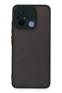 Xiaomi Redmi 12C Kılıf Montreal Silikon Kapak - Yeşil