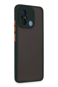 Xiaomi Redmi 12C Kılıf Montreal Silikon Kapak - Yeşil