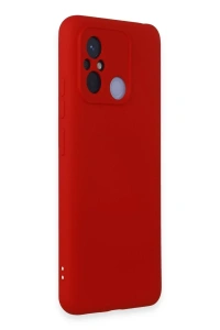 Xiaomi Redmi 12C Kılıf Nano içi Kadife Silikon - Kırmızı