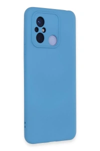 Xiaomi Redmi 12C Kılıf Nano içi Kadife Silikon - Mavi