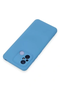 Xiaomi Redmi 12C Kılıf Nano içi Kadife Silikon - Mavi
