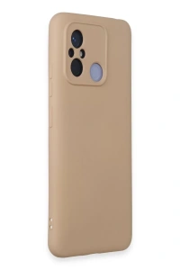 Xiaomi Redmi 12C Kılıf Nano içi Kadife Silikon - Pudra