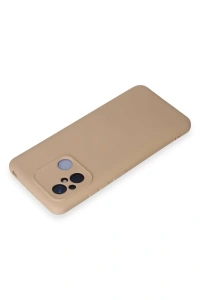 Xiaomi Redmi 12C Kılıf Nano içi Kadife Silikon - Pudra