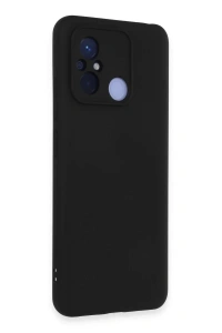 Xiaomi Redmi 12C Kılıf Nano içi Kadife Silikon - Siyah