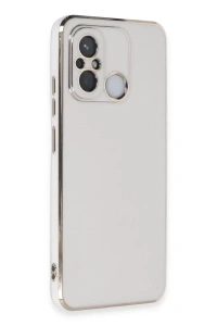 Xiaomi Redmi 12C Kılıf Volet Silikon - Beyaz