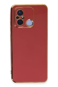 Xiaomi Redmi 12C Kılıf Volet Silikon - Kırmızı