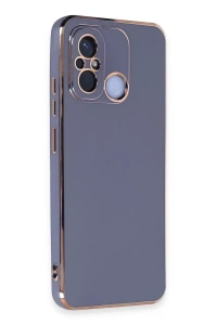 Xiaomi Redmi 12C Kılıf Volet Silikon - Mavi