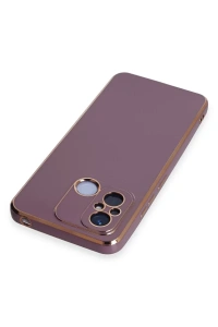 Xiaomi Redmi 12C Kılıf Volet Silikon - Mor