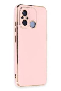 Xiaomi Redmi 12C Kılıf Volet Silikon - Pembe