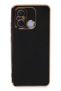 Xiaomi Redmi 12C Kılıf Volet Silikon - Siyah