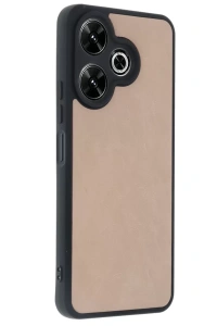 Xiaomi Redmi 13 4G Kılıf Aras Deri Kapak - Pudra