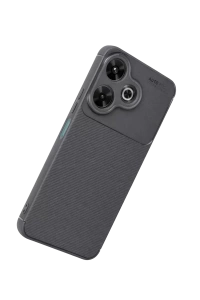 Xiaomi Redmi 13 4G Kılıf Auto Focus Karbon Kapak - Gri