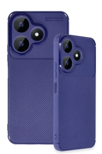Xiaomi Redmi 13 4G Kılıf Auto Focus Karbon Kapak - Lacivert