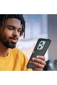 Xiaomi Redmi 13 4G Kılıf Elegant Kapak - Siyah