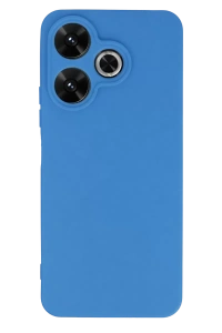 Xiaomi Redmi 13 4G Kılıf First Silikon - Mavi