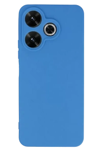 Xiaomi Redmi 13 4G Kılıf First Silikon - Mavi