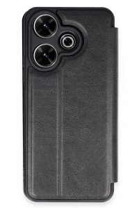 Xiaomi Redmi 13 4G Kılıf Flip Cover - Siyah